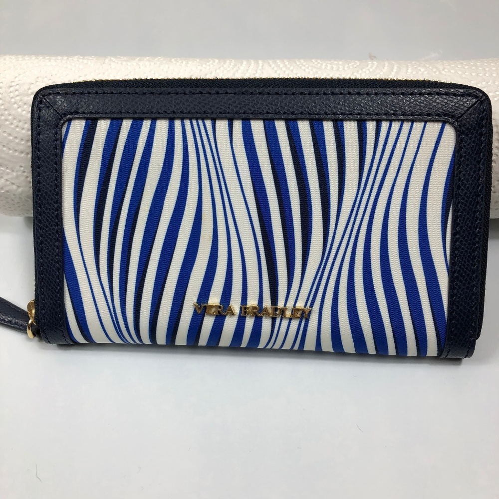 Vera Bradley Wavy Stripe Wallet NWT